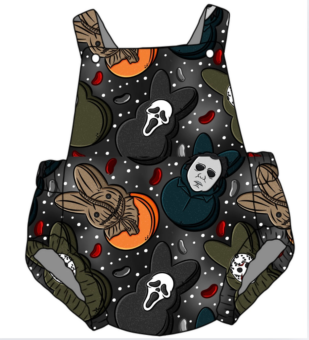 Black Easterween Unisex Baby Romper