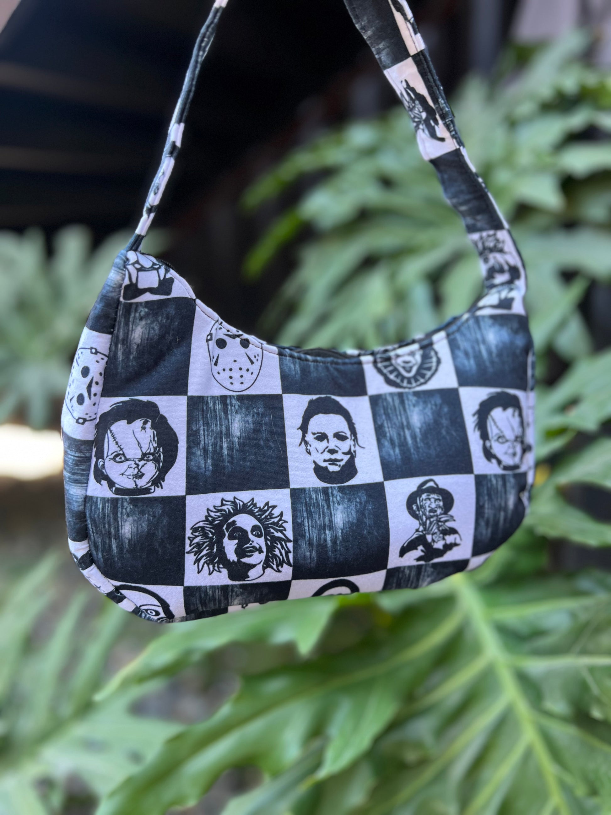 Mono Checkered Handbag