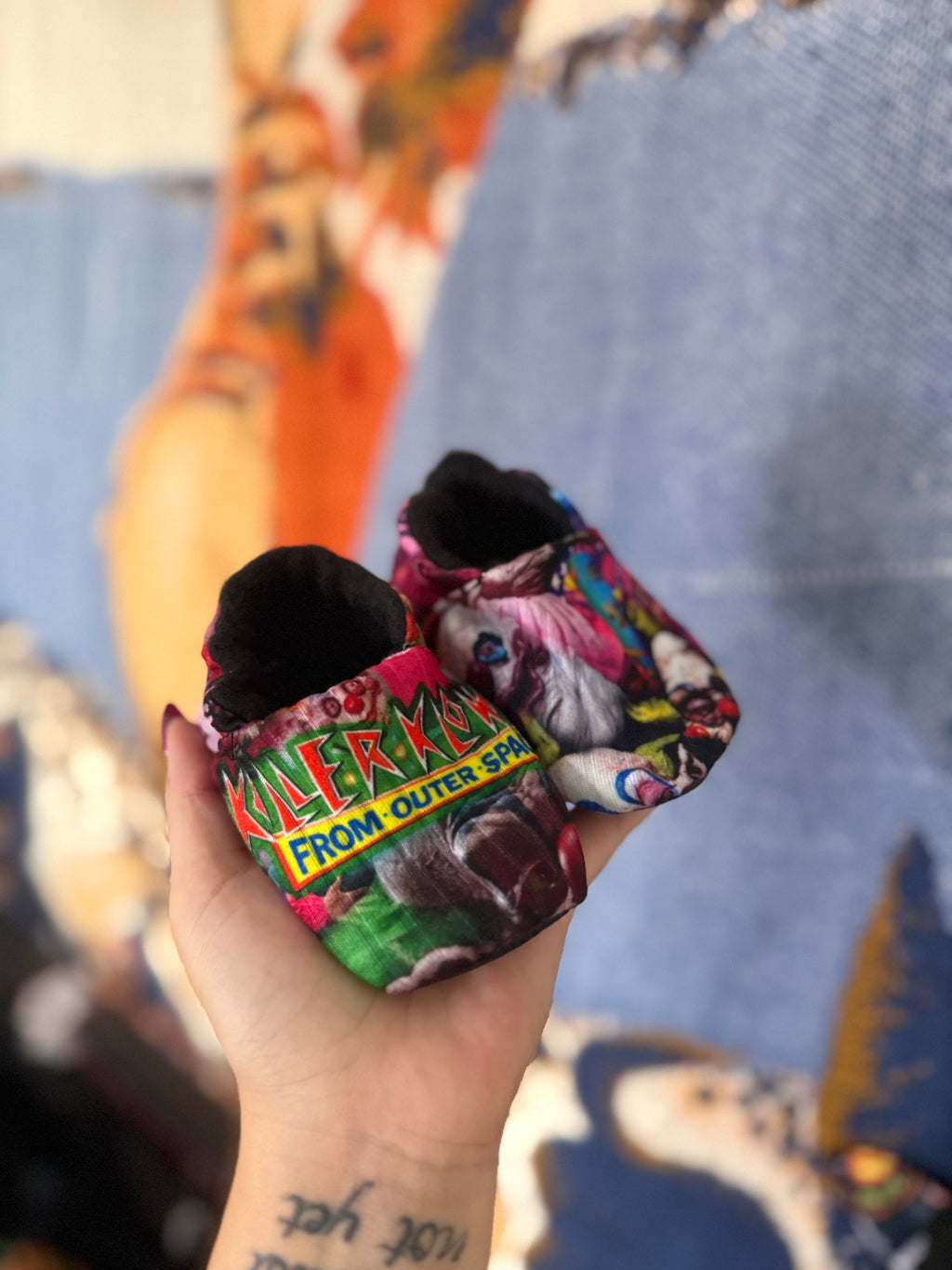 Space Klownz Baby Booties
