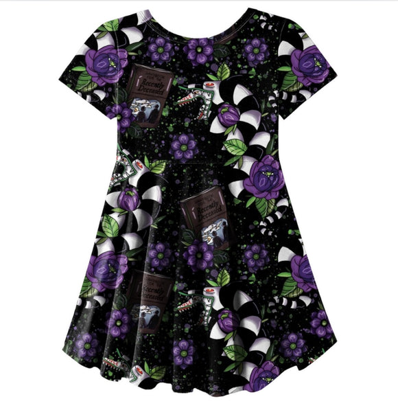 Sand Worm Skater Dress