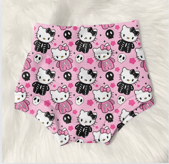 HK Pink Skelly Bummies