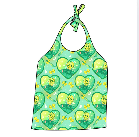 JV Pastel Horror Hearts Halter