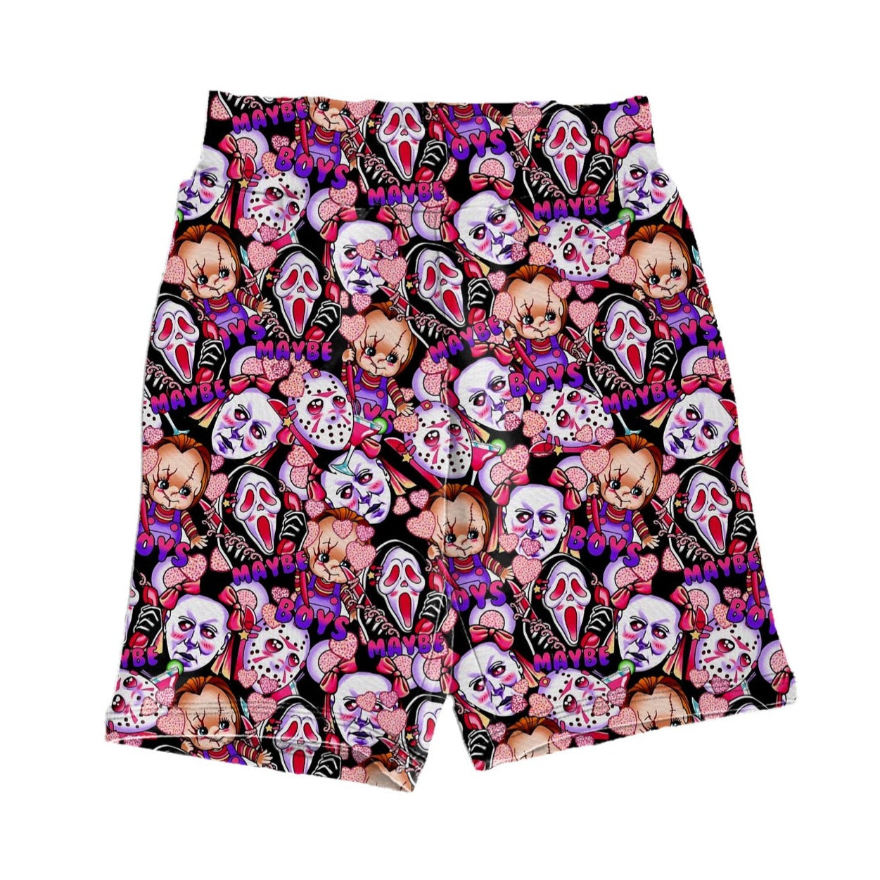 Anime Horror Dudes Biker Shorts