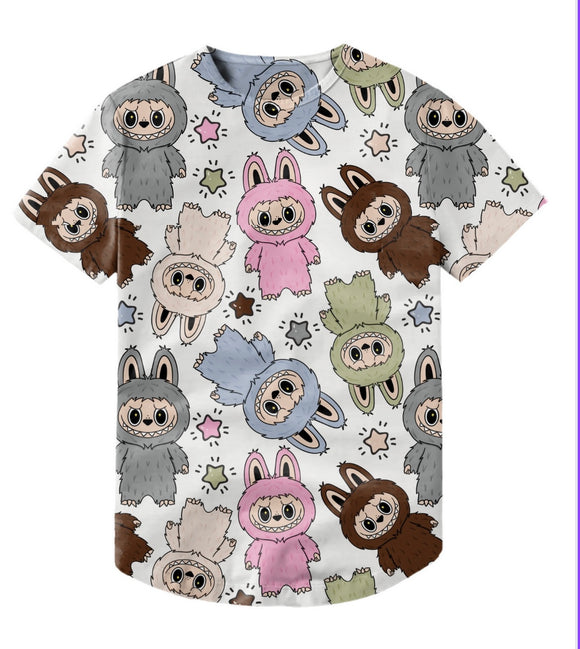 Fuzzy Buddy White Unisex Shirt