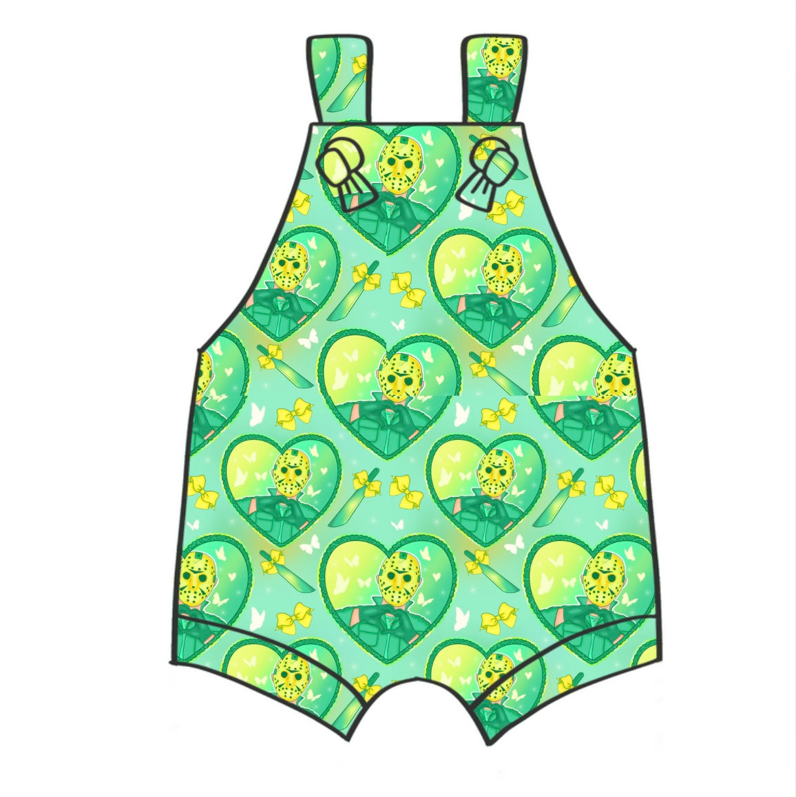 JV Pastel Horror Hearts Knotted Jumper