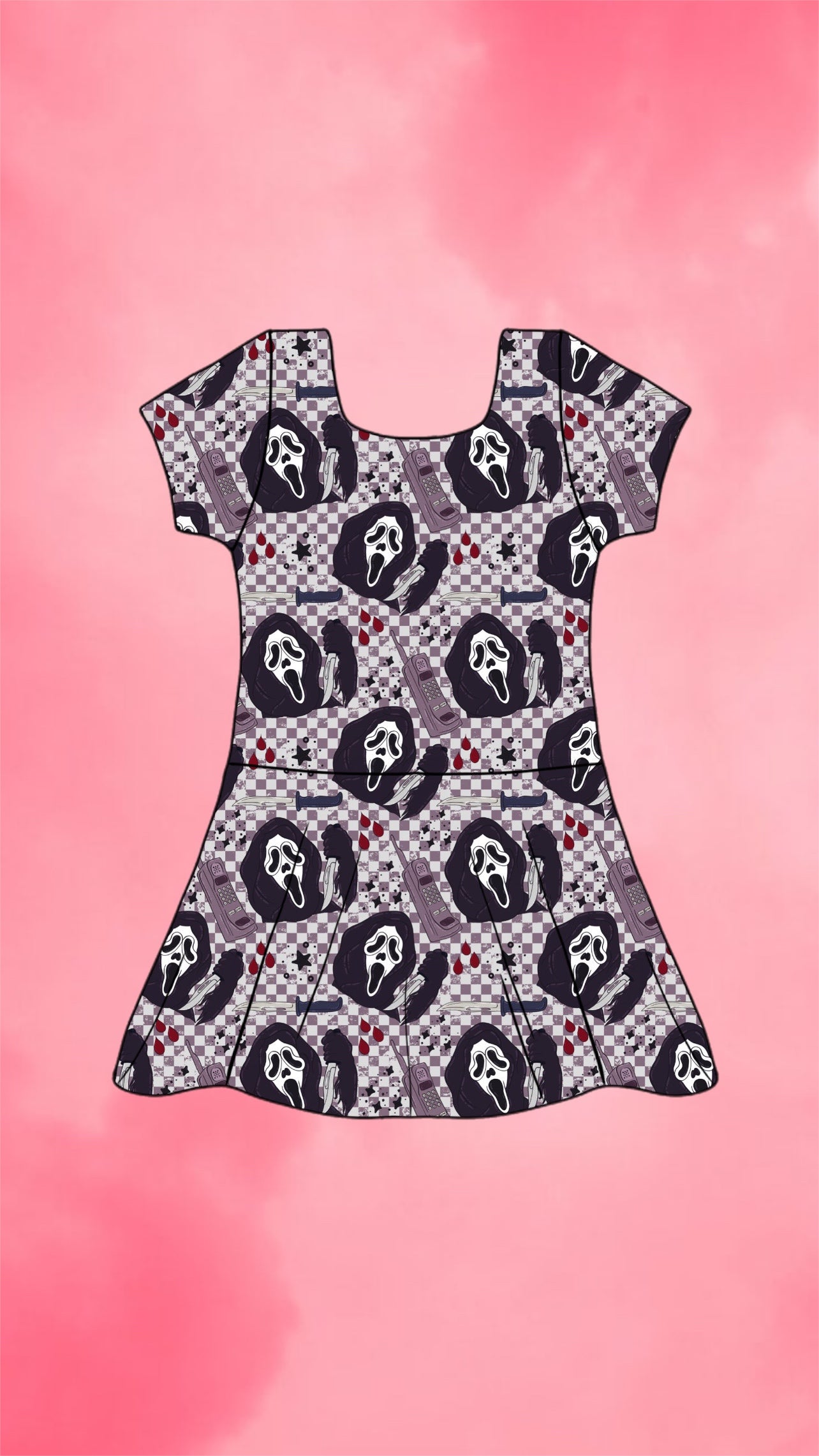 Call Me? Horror Skater Dress