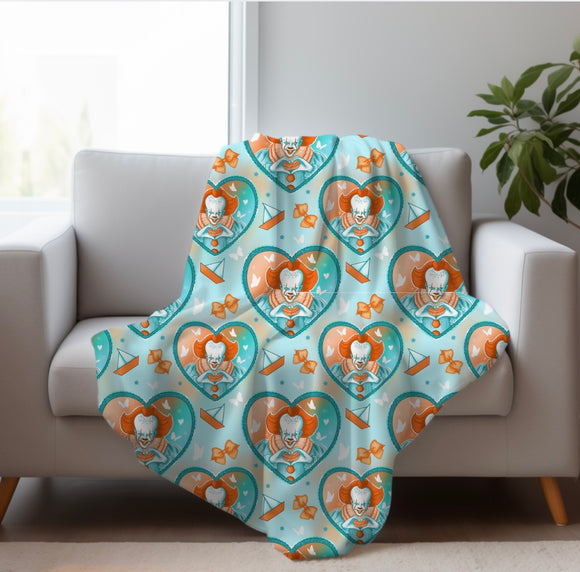 PW Horror Pastel Hearts Blanket