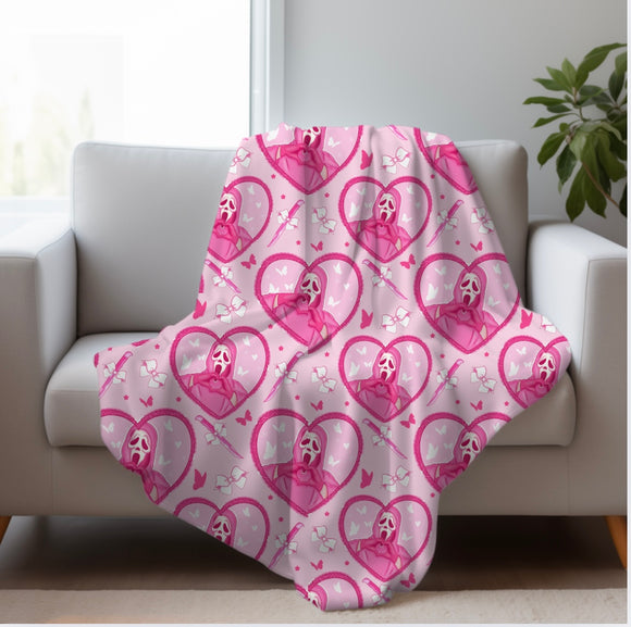 GF Horror Pastel Hearts Blanket