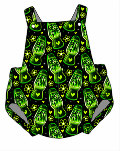 Groovy Ghost Unisex Baby Romper