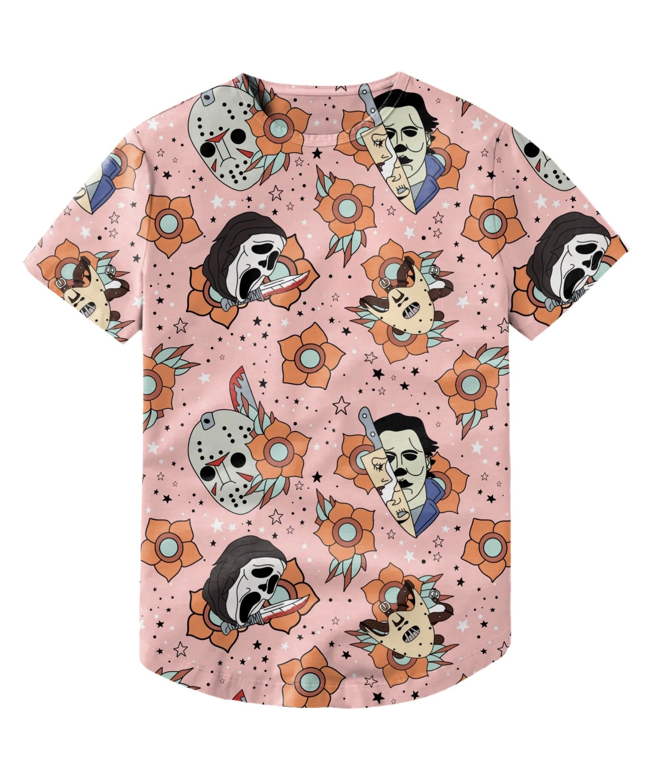 Pink Tattoo Horror Unisex Shirt