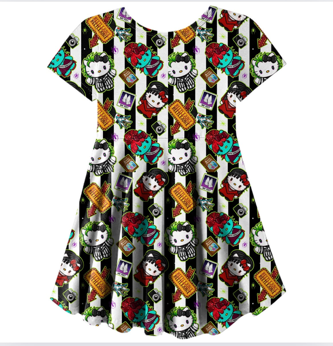HK DayO Stripped Skater Dress