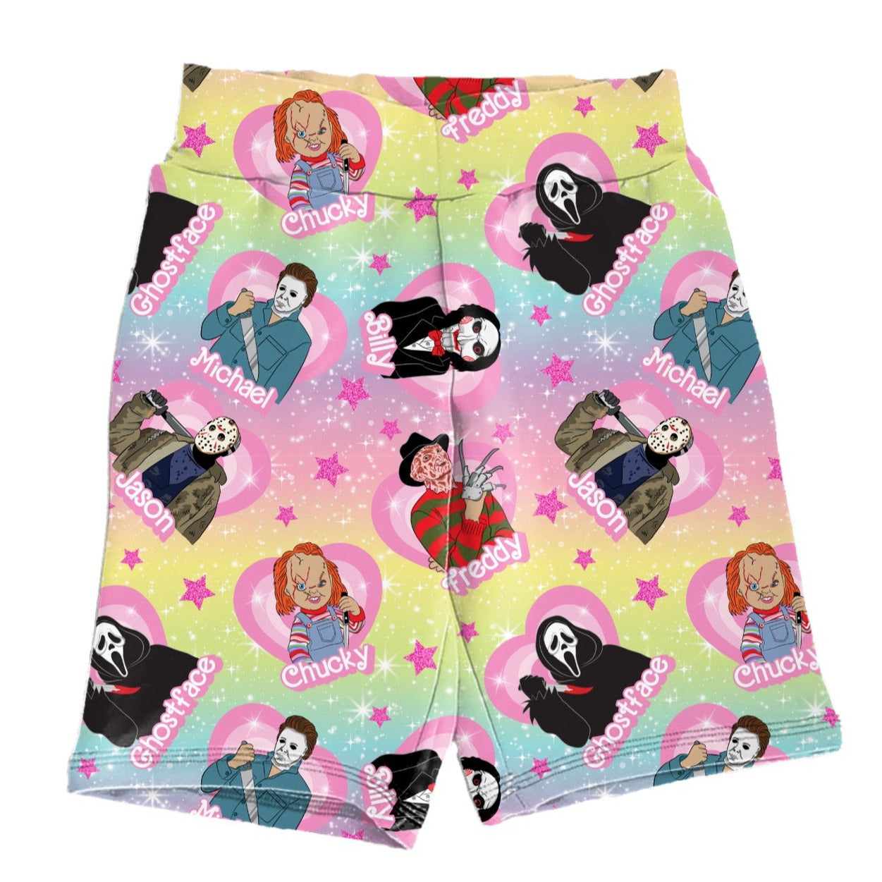 Glitter Horror Biker Shorts