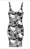 HK Black Skelly Adult Bodycon