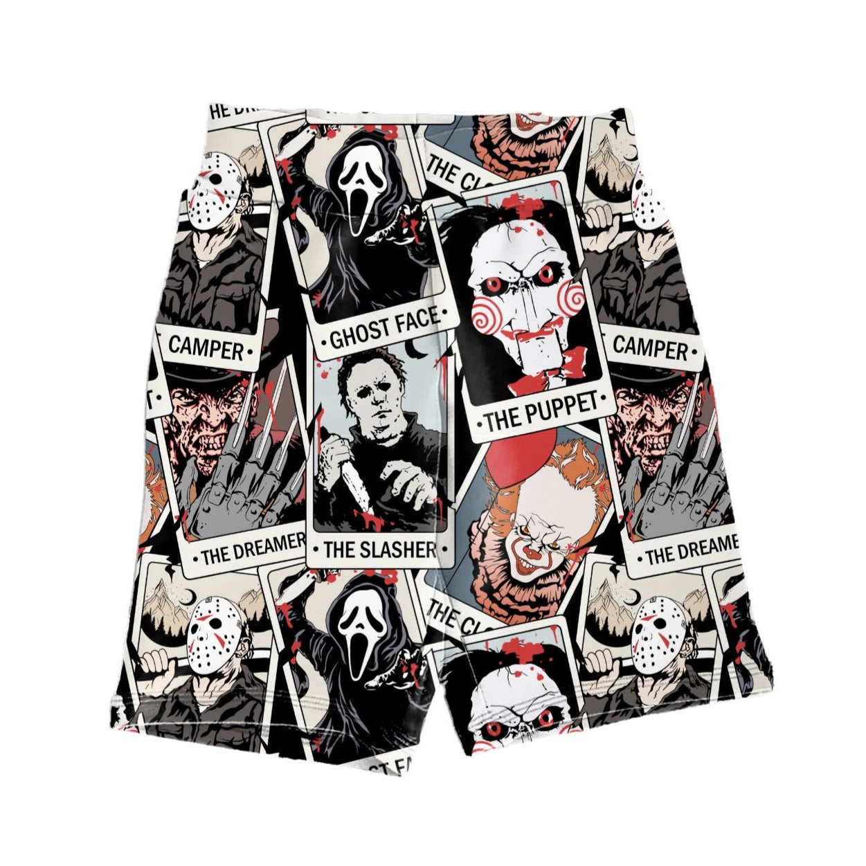 Tarot Horror Biker Shorts