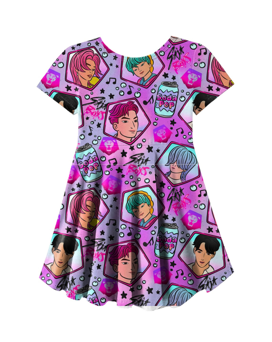 Popstar Boys Skater Dress