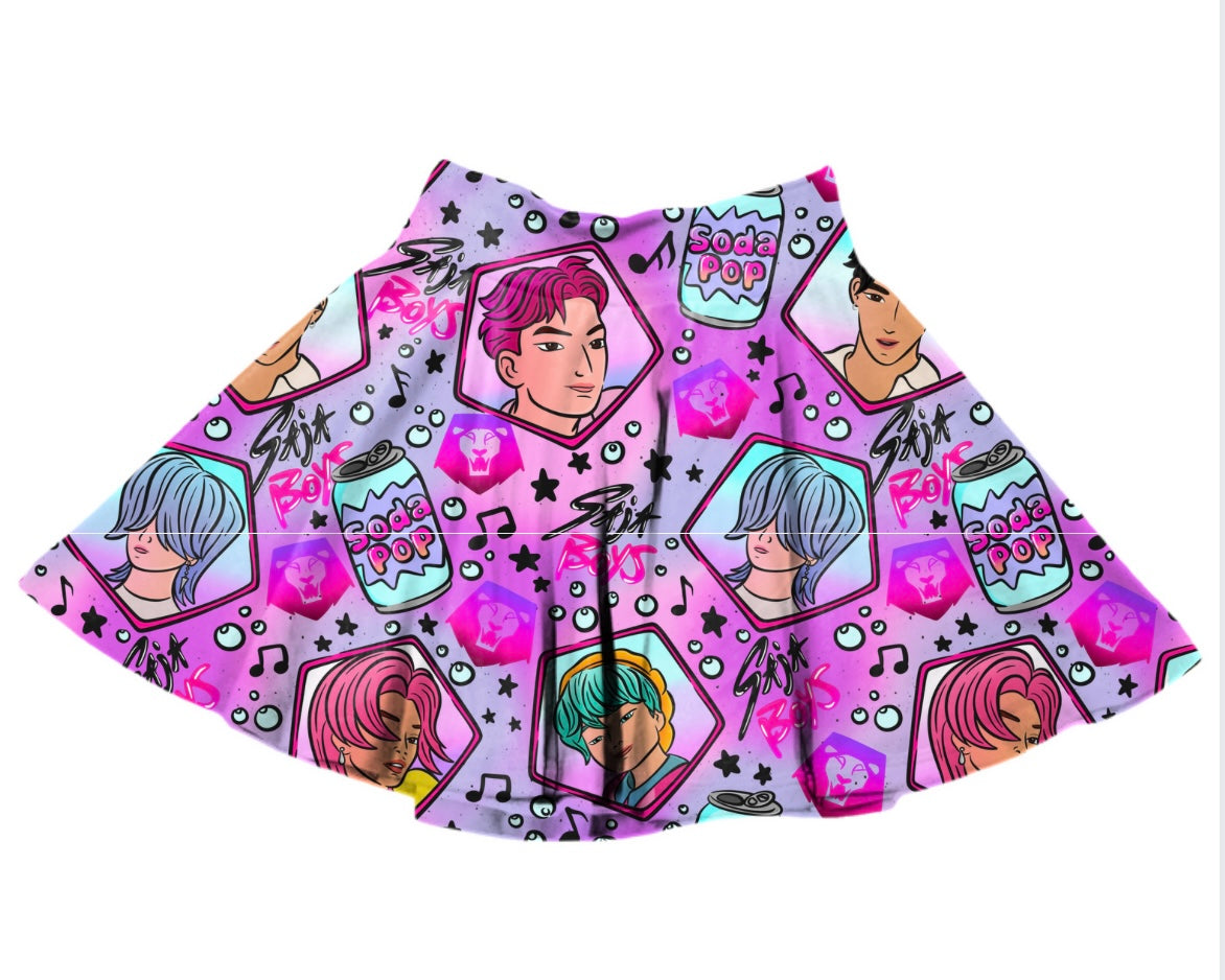 Popstar Boys Skater Skirt