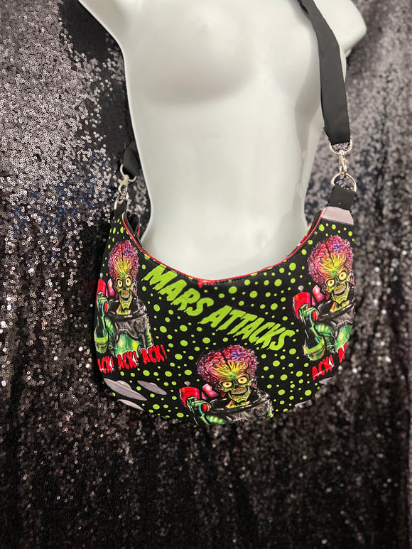 ATTACK! Crescent Crossbody Bag
