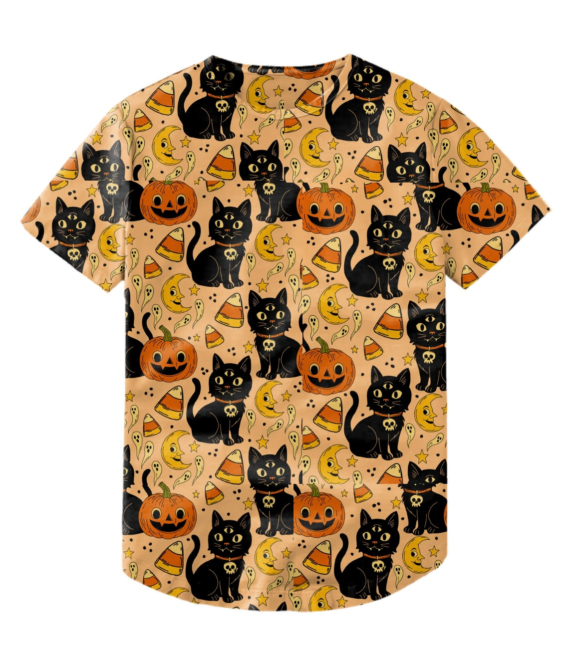 Vintage Spooky Cat Unisex Shirt