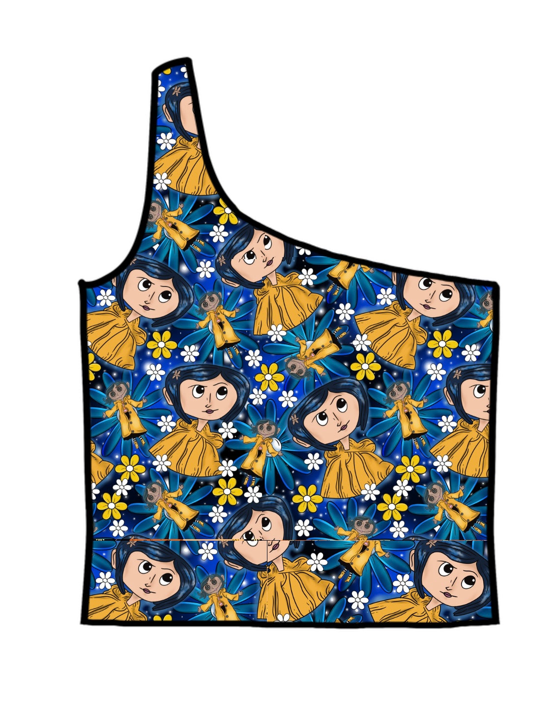 Cora Adult One-Shoulder Cropped Top