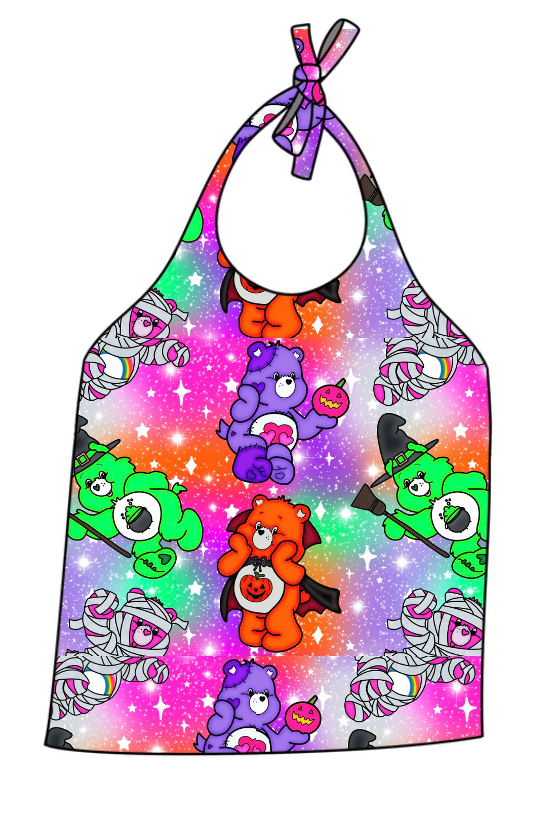 Rainbow Bears Halter Top