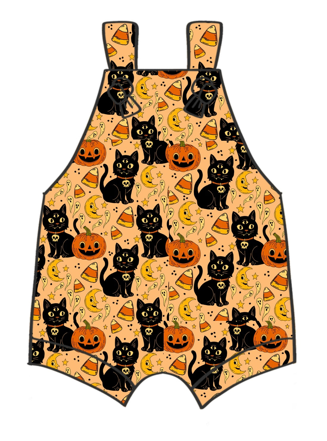 Vintage Black Cat Knotted Jumper