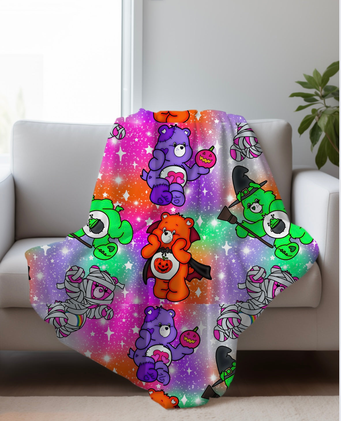 Rainbow Bear Blanket