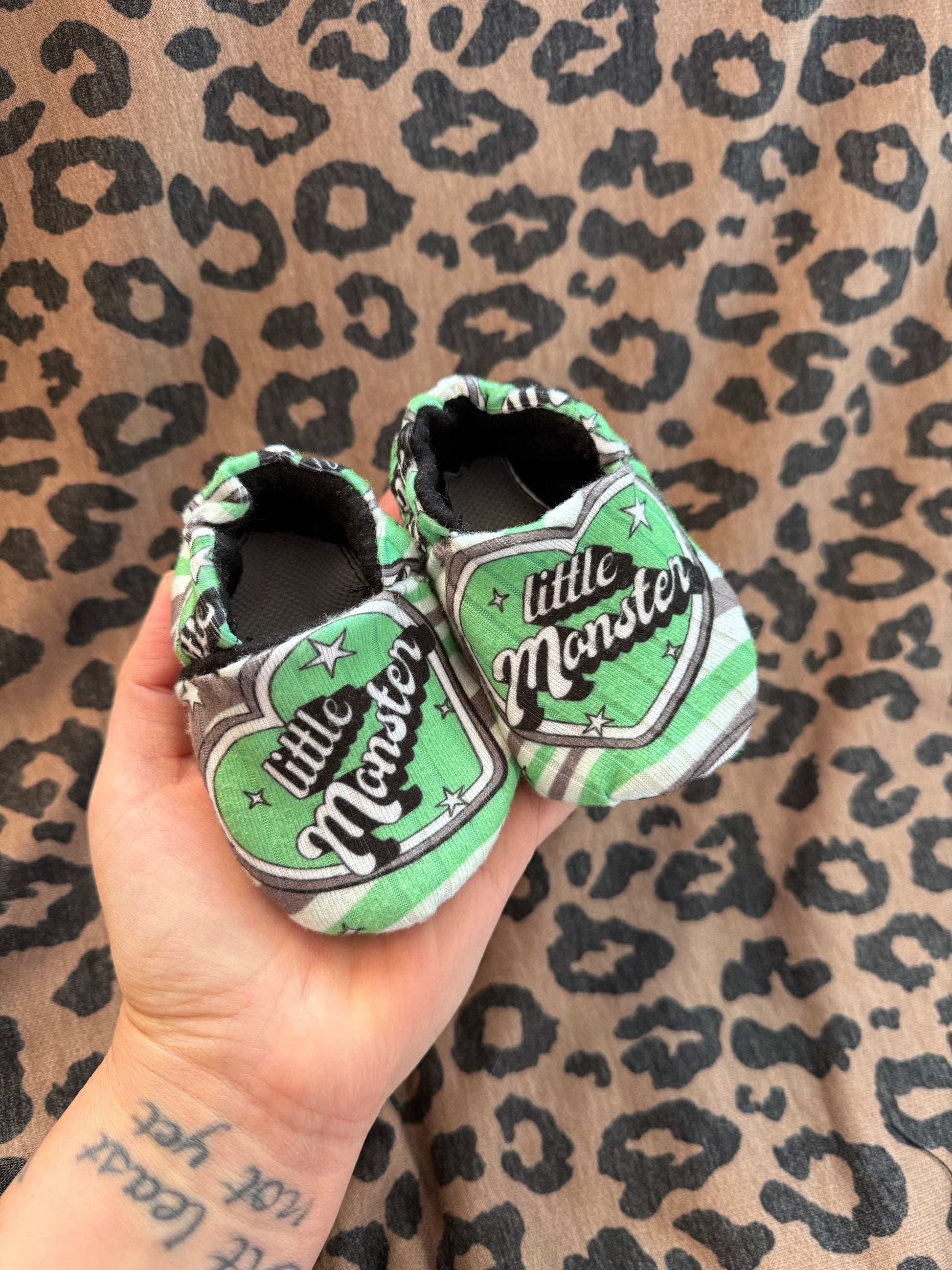 Little Monster Baby Booties