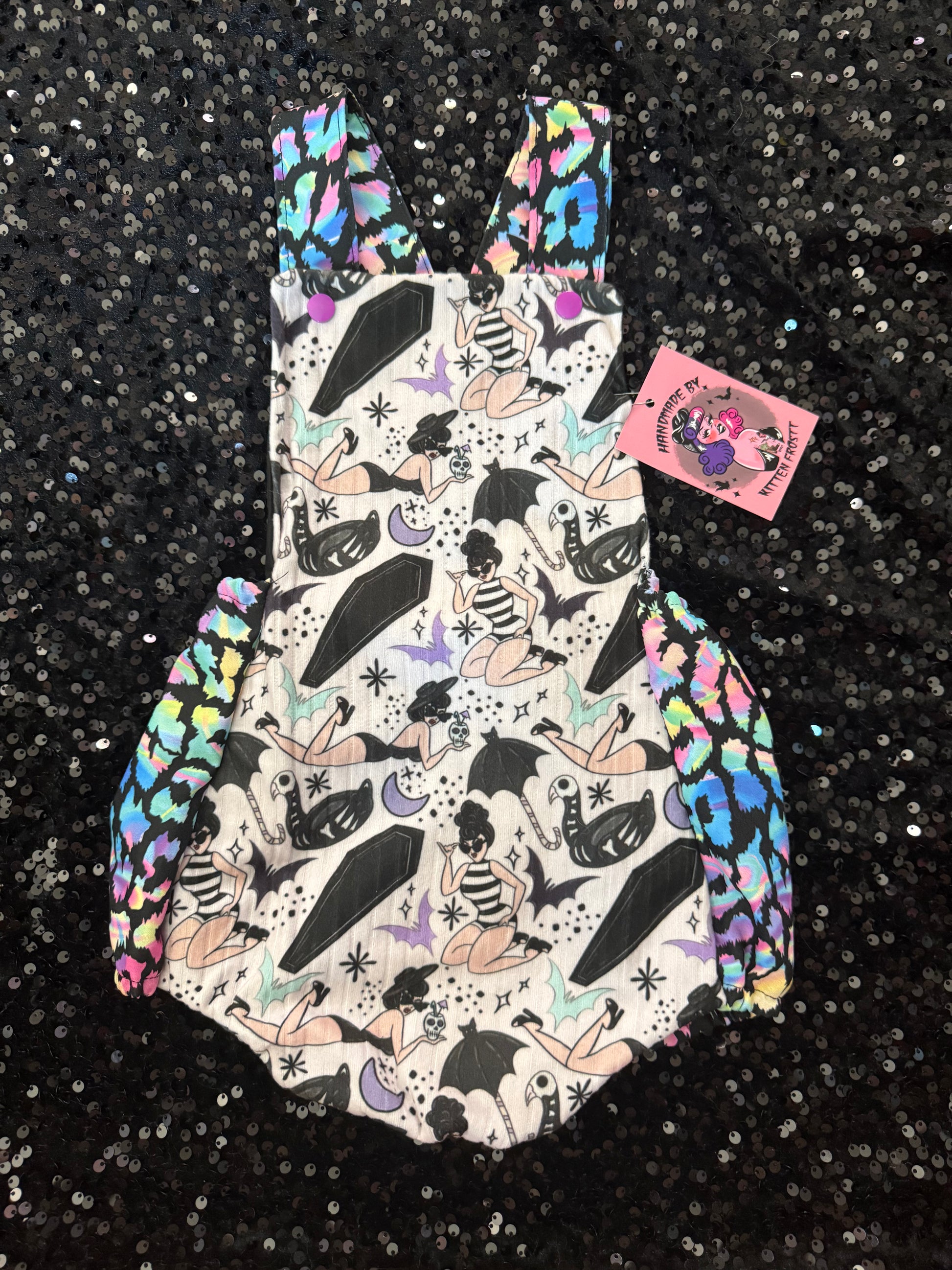 24M Beach Goth Romper