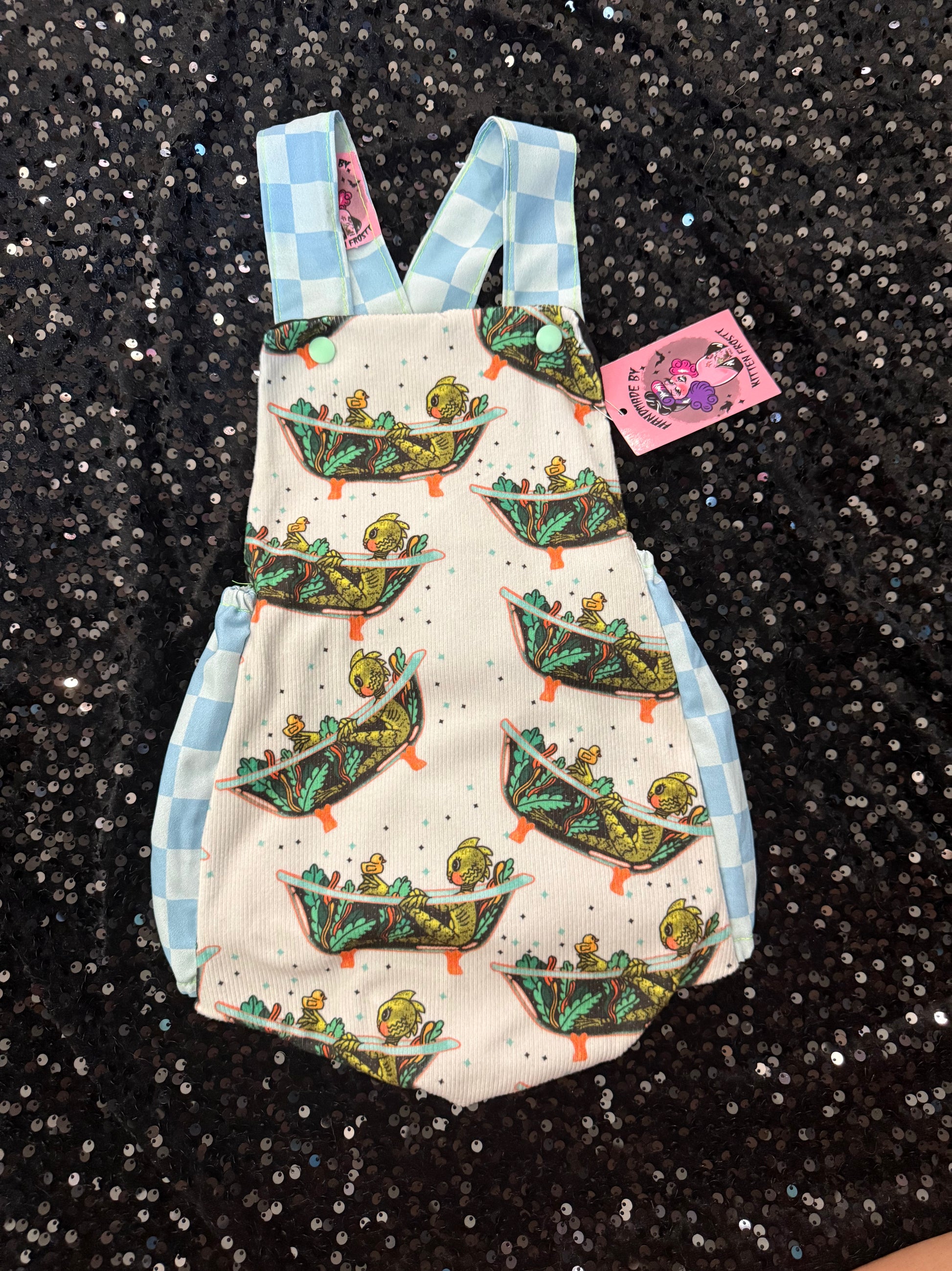 12M  Creature Bath Romper