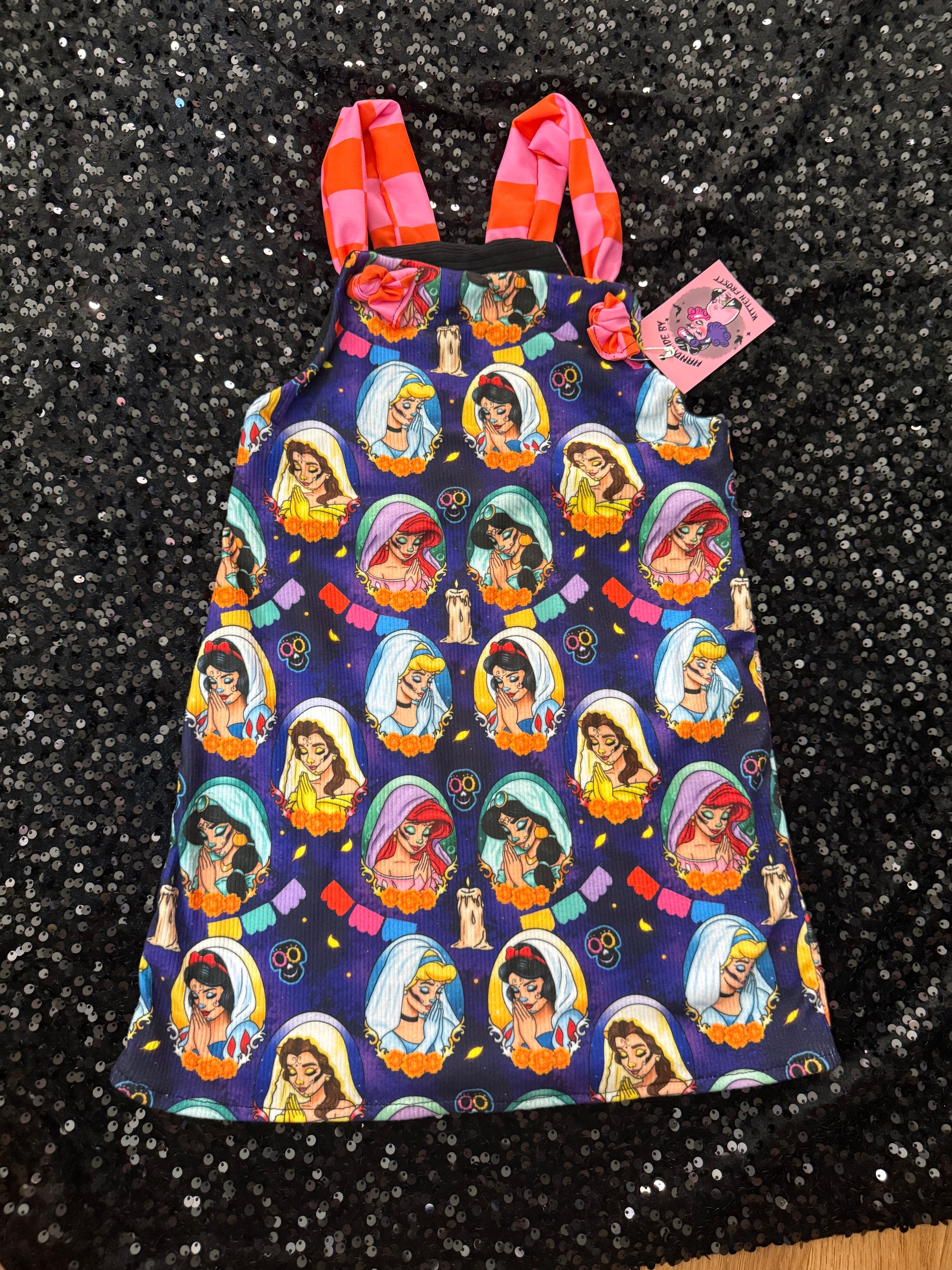 3T Dio De Los Muertos Princess Dress