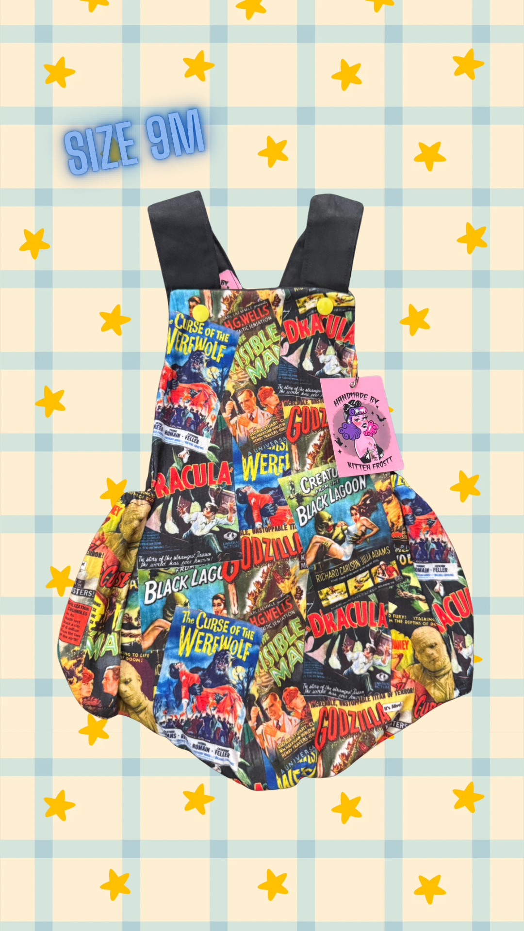 9M Classic Monsters Romper
