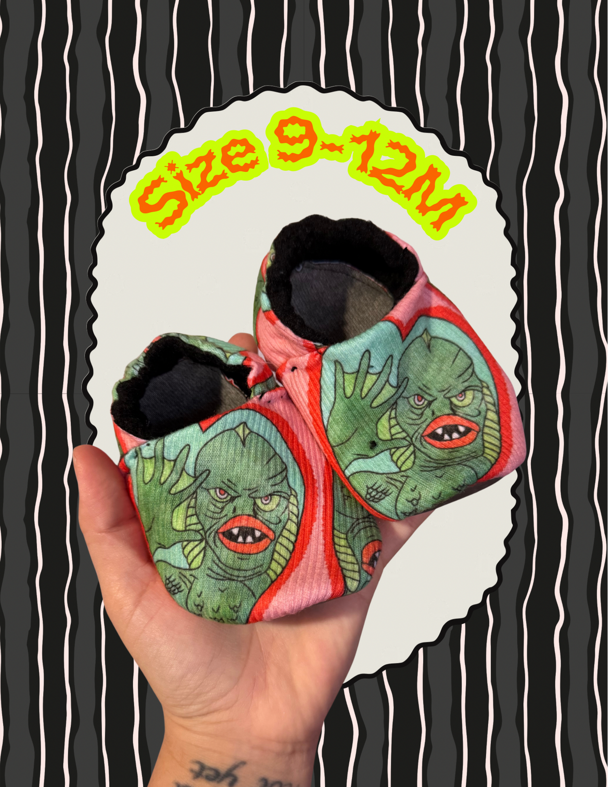 9-12M Creature Love Booties