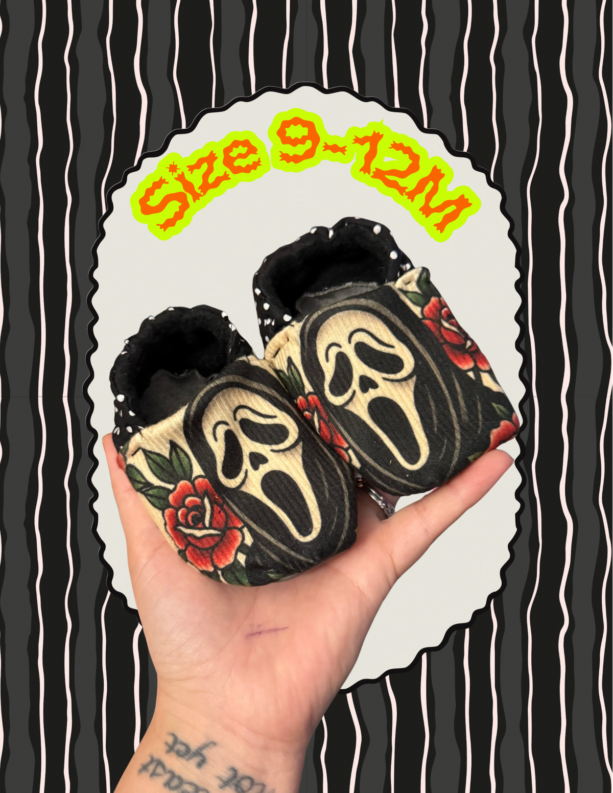 9-12M Trad Ghost Booties