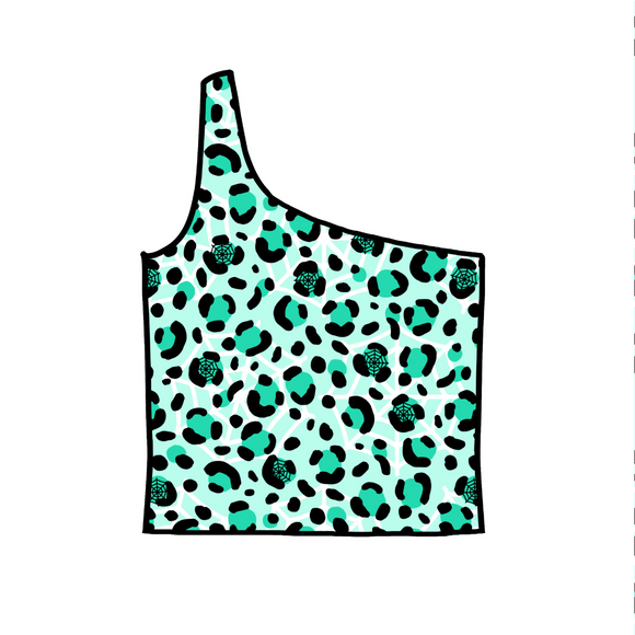 Adult One-Shoulder Cropped Top