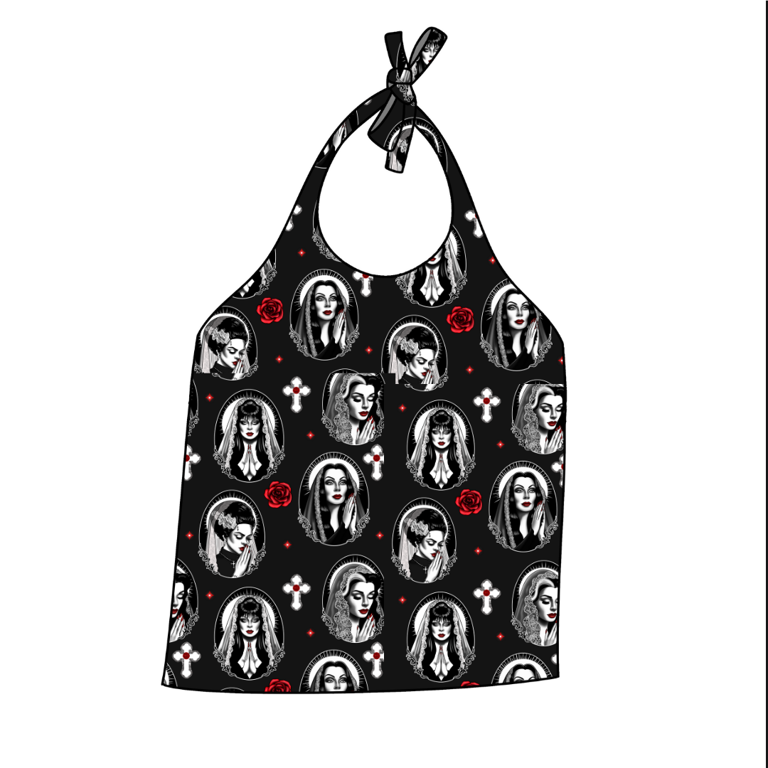 Catholic Ghoul Halter Top