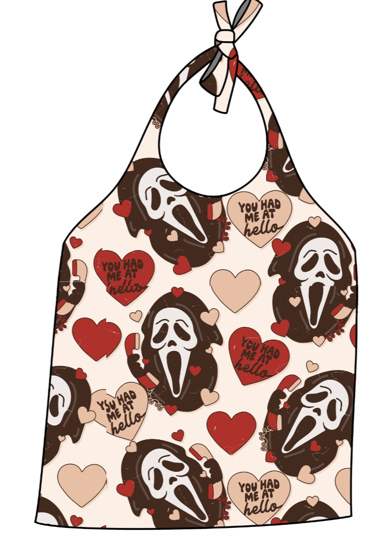 You Had Me At Hello Vintage Halter Top