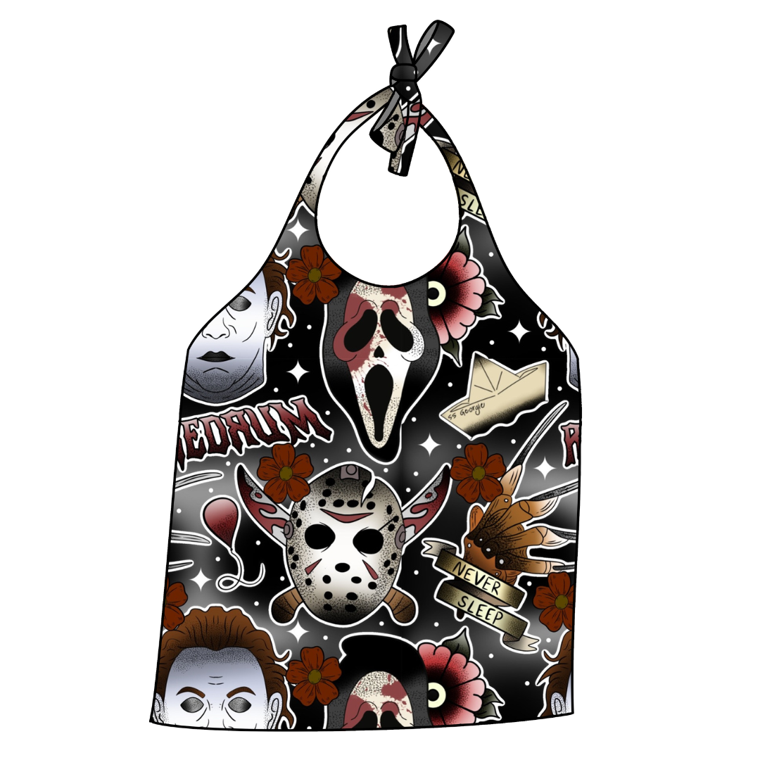 Dark Tattoo Horror Halter