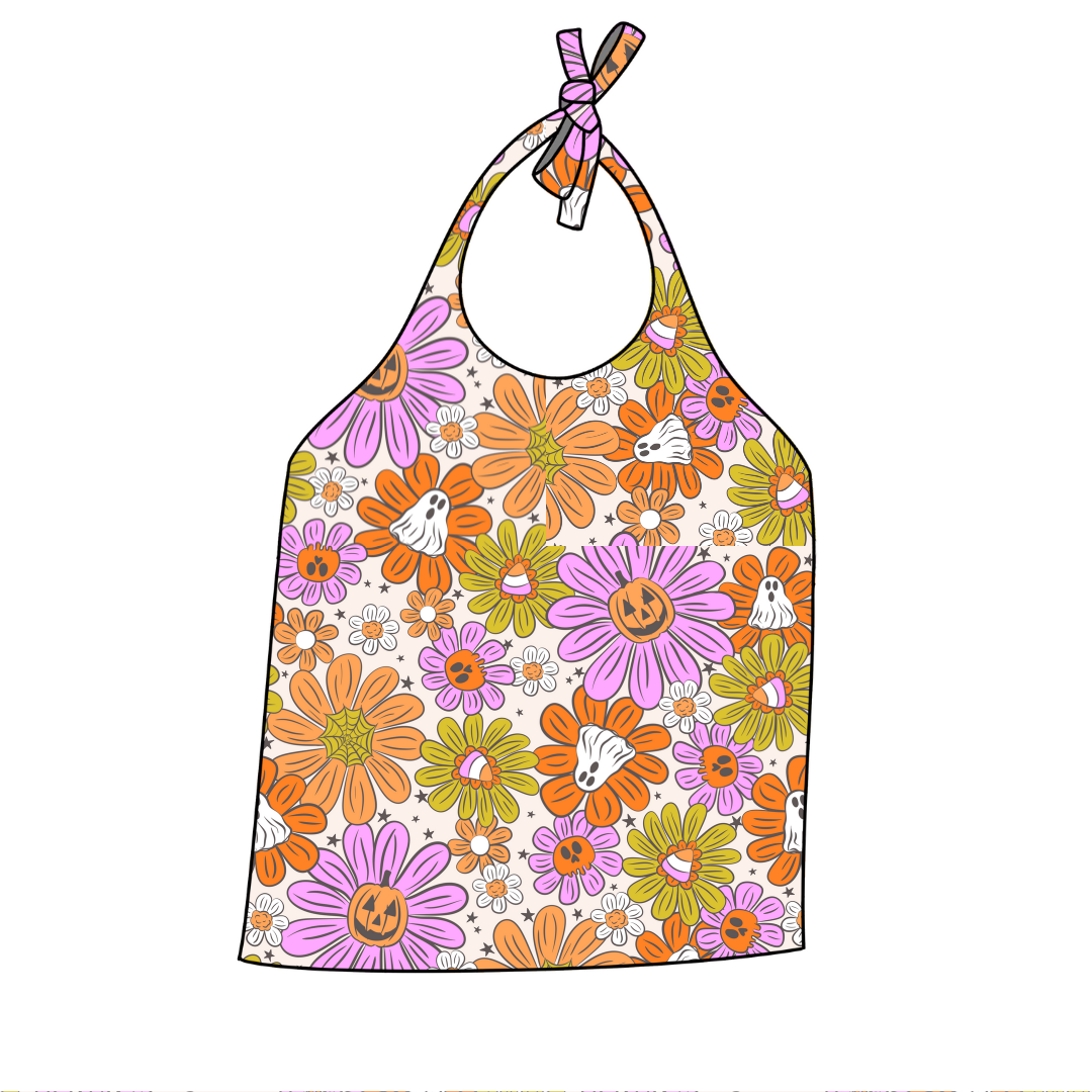 Floral Ghostie Halter Top