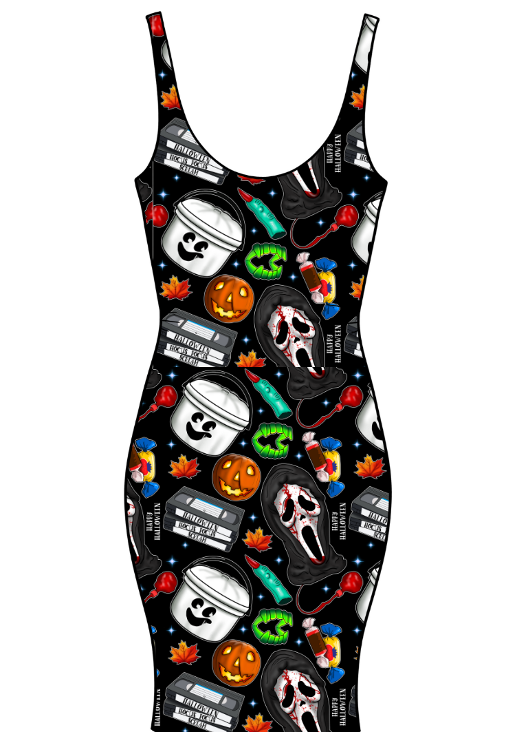 90.s Movie Adult Bodycon