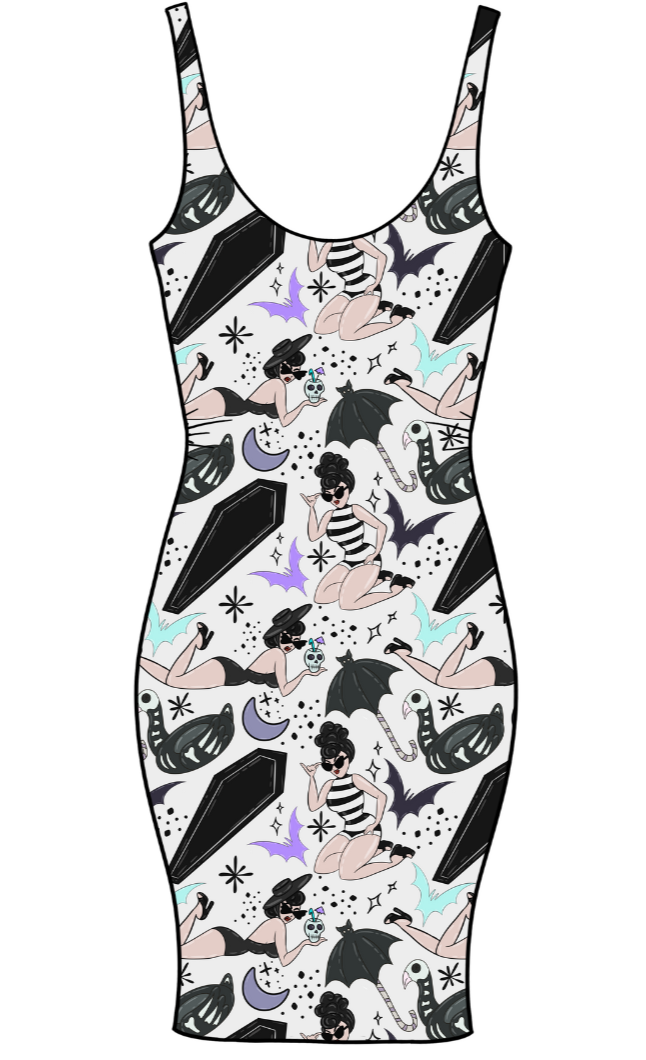 Beach Goth Adult Bodycon