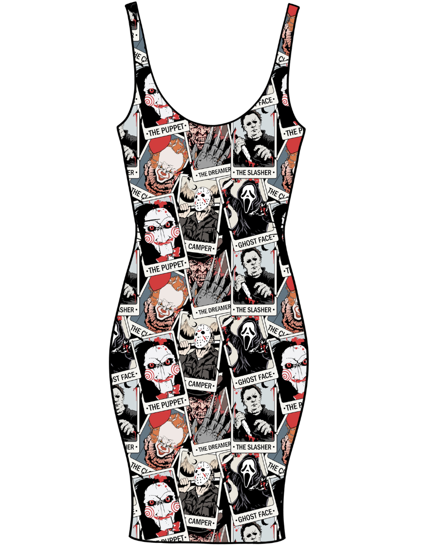 Tarot Horror Adult Bodycon