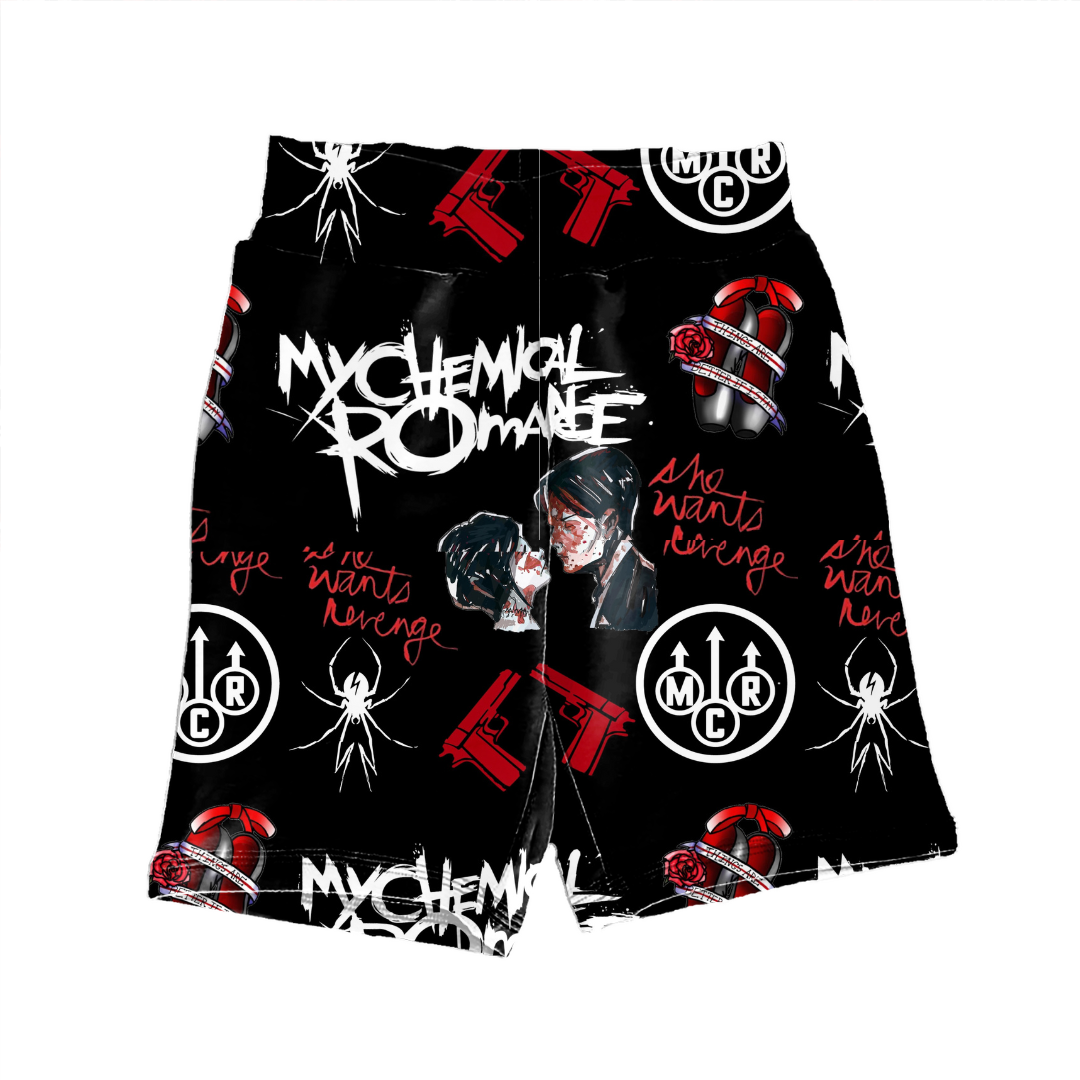 M C R Biker Shorts