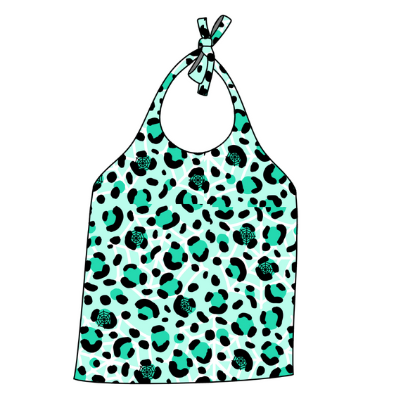 Cheetah Webs Halter Top